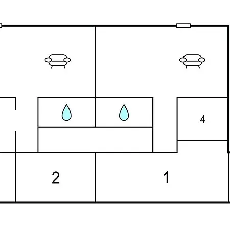 2 Bedroom Gorgeous In Дом отдыха